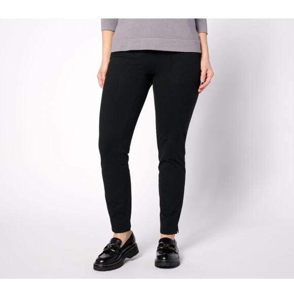 Women With Control Waist Control Pants Sz. Lrg Tall Green NWT Slimming Pants - Picture 1 of 12